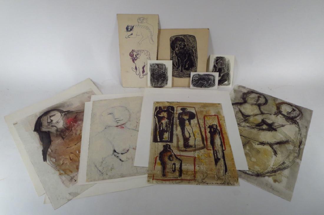 Oreste Dequel, 1923-1989, 8 Art Works (1 of 3)