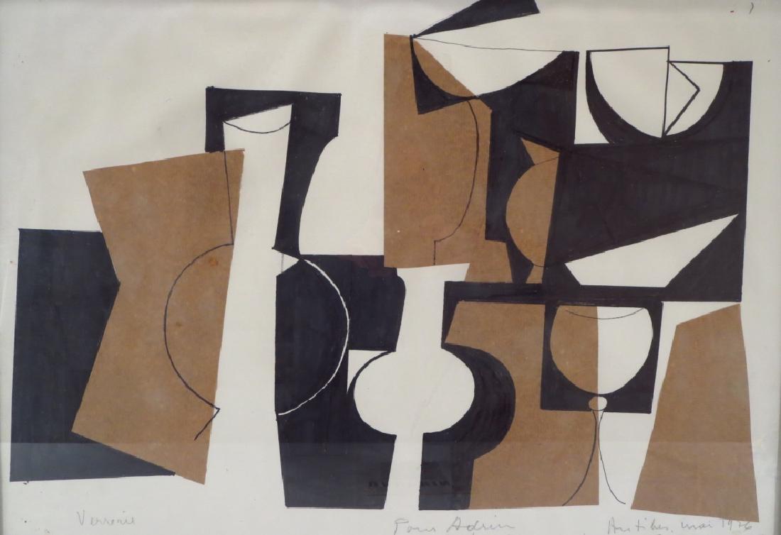 Raymond Dauphin, 1910-1995, "Verrerie" WC (1 of 4)