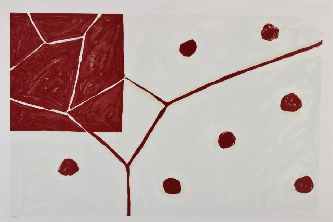 Mary Heilmann, Am., b 1940, "Earth & Air", Litho (1 of 5)