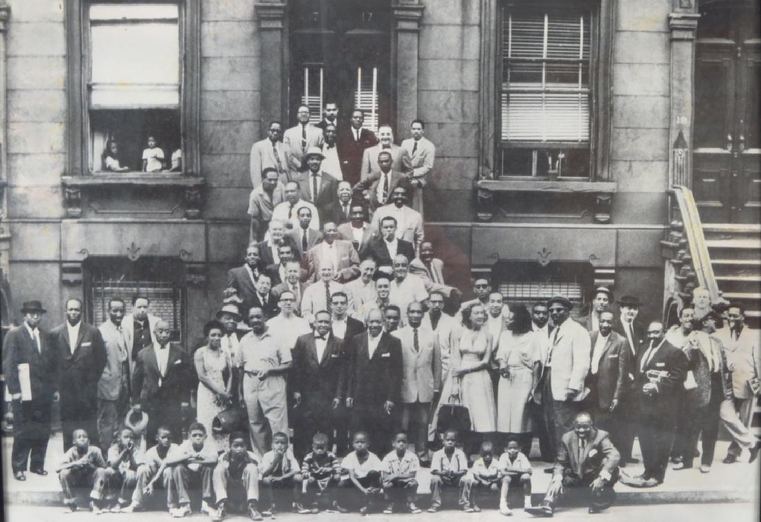 Art Kane AM 1925-1995 A Great Day in Harlem Photo: Art Kane (American 1925-1995) " A Great Day in Harlem" Black & White Photograph. On verso, "Poets & Heroes; the Golden Age of Jazz". The documentary film "A Great Day in Harlem" received a nomination