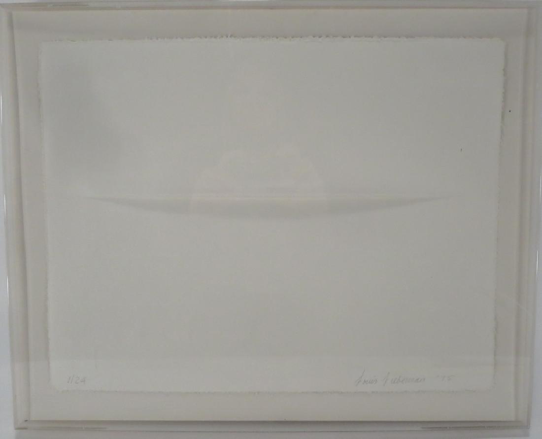 Louis Lieberman,20th C.,Horizon Line,paper relief (1 of 4)