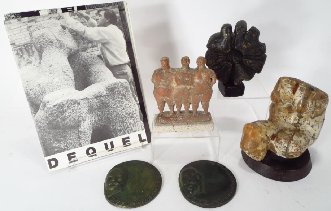 Oreste Dequel, 1923-1989, 5 Sculpture Works (1 of 5)