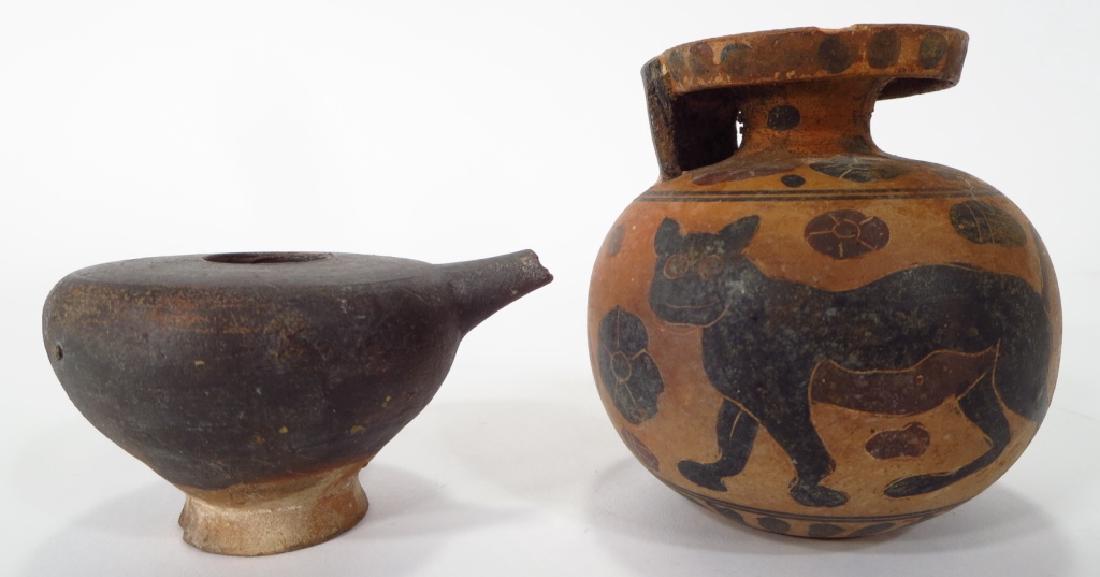 Ancient Greek Antiquities,Aryballos & Lamp Filler (1 of 4)