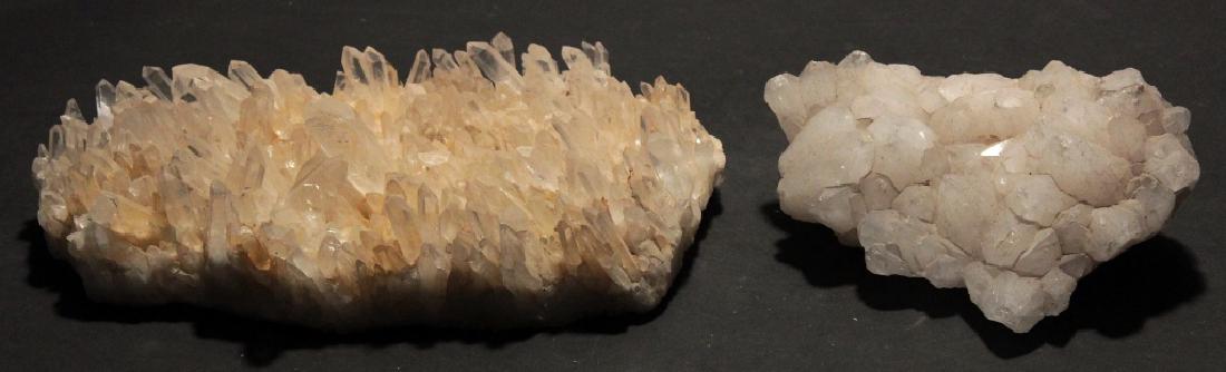 Lot of 2 Quartz Crystal Clusters (1 of 6)