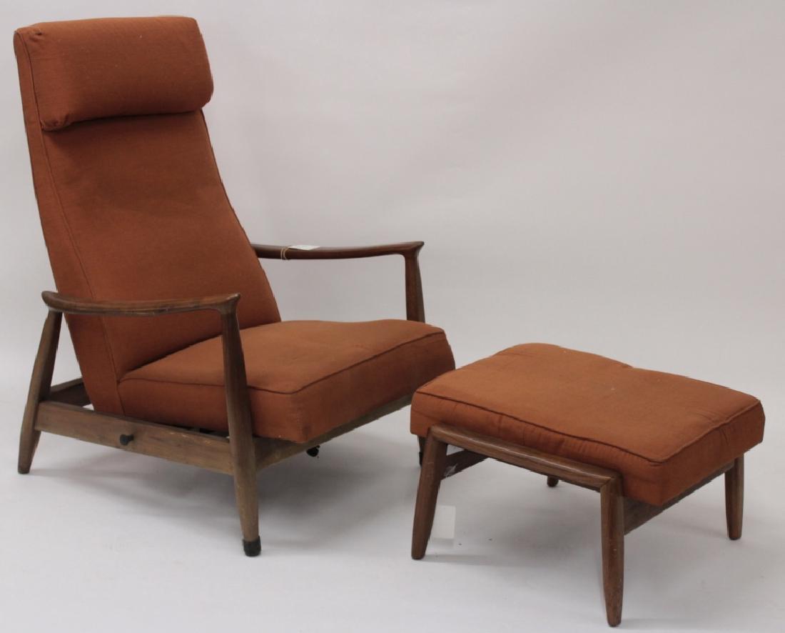 Milo Baughman Lounge Chair with Ottoman (1 of 4)