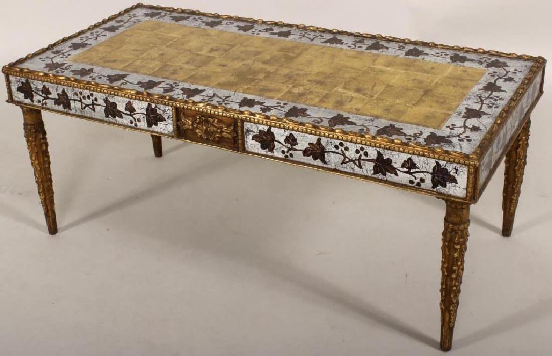 Eglomise Coffee Table, Gilt and Silvered (1 of 5)