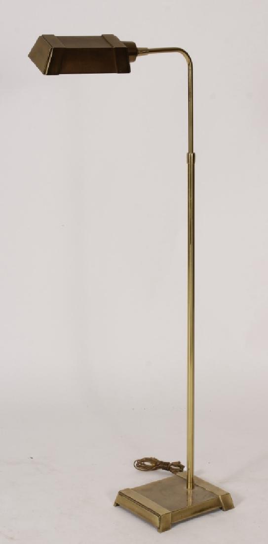 Brass Adjustable Floor Lamp, mid 20th C. (1 of 4)
