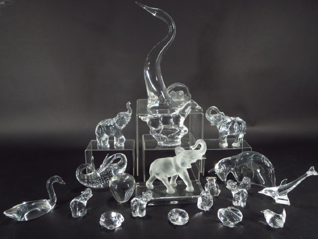 Collection of Glass Animals & a Steuben Apple (1 of 7)