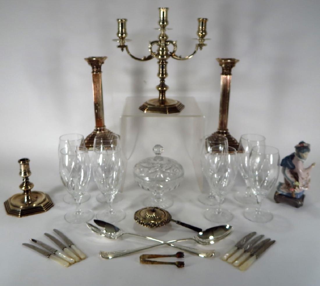 Mixed Silverplate and Crystal Group (1 of 7)