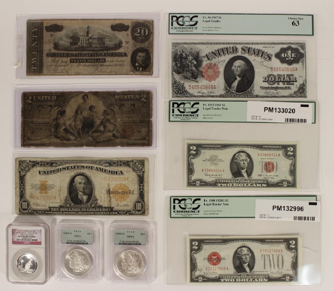 Silver Coins & Paper Currency (1 of 7)