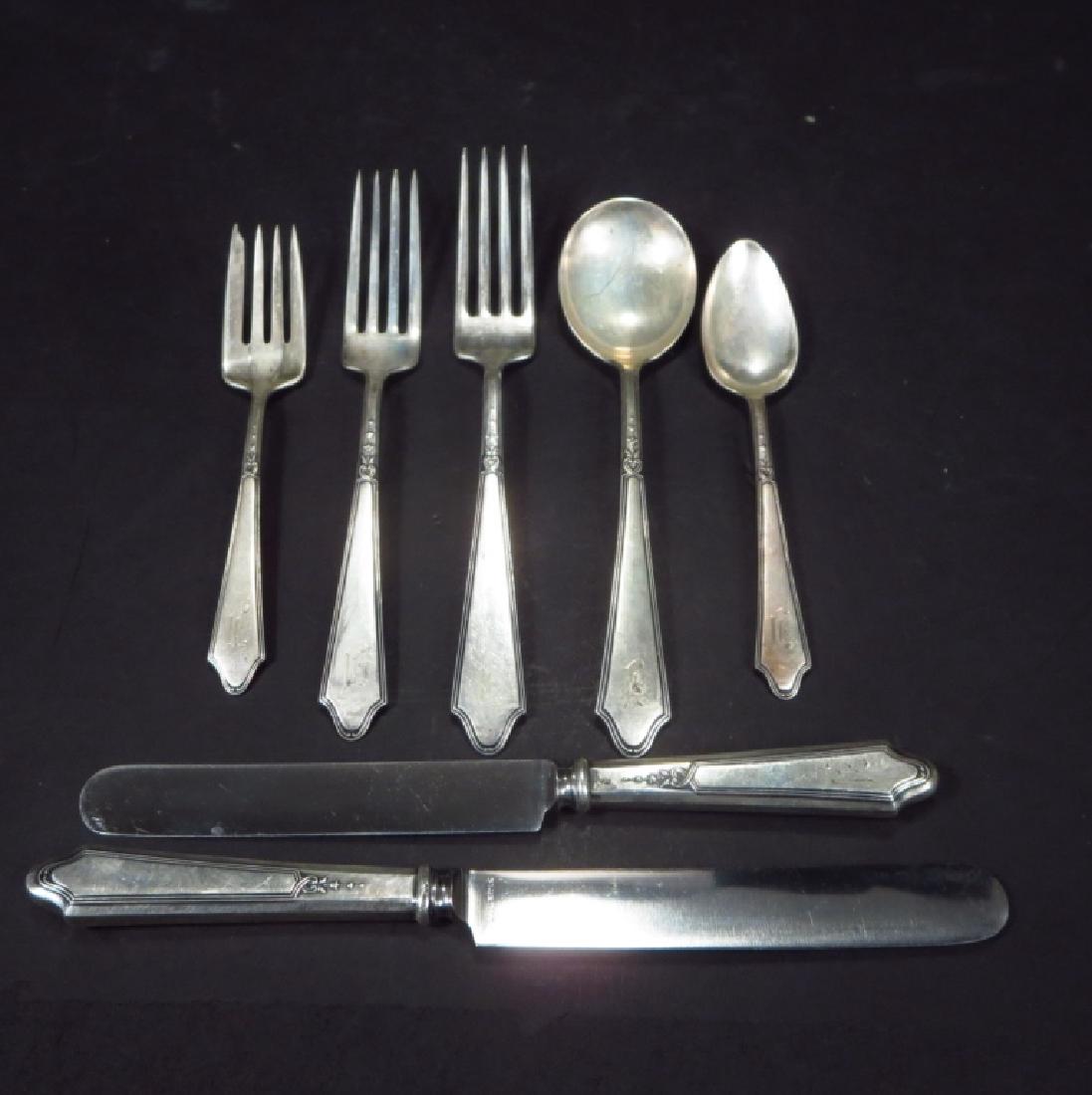 84 Lunt Sterling Service for 12 Chateau 1919 (1 of 5)