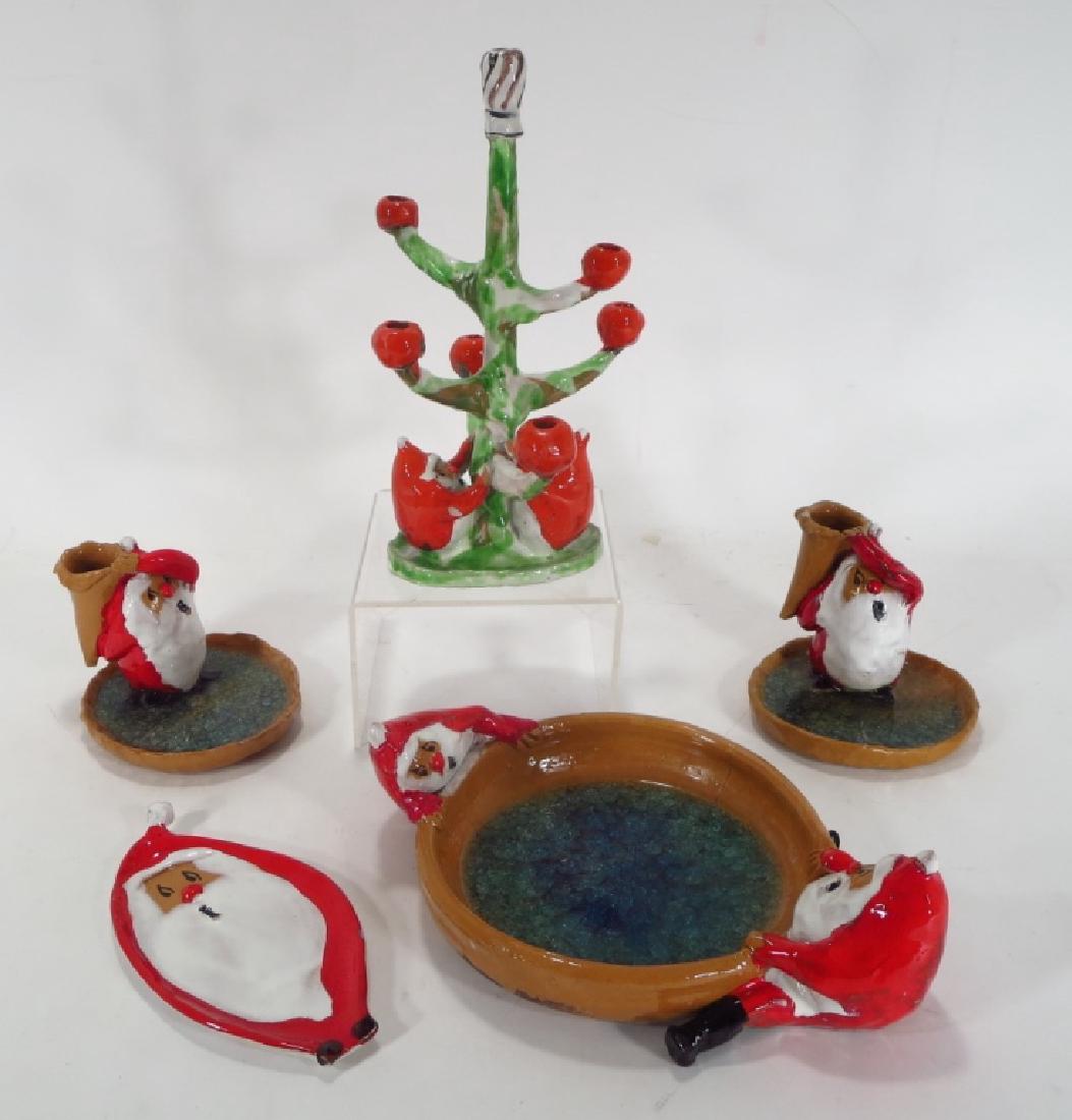 5 pc. set Midcentury Christmas Kitsch, Italian (1 of 7)