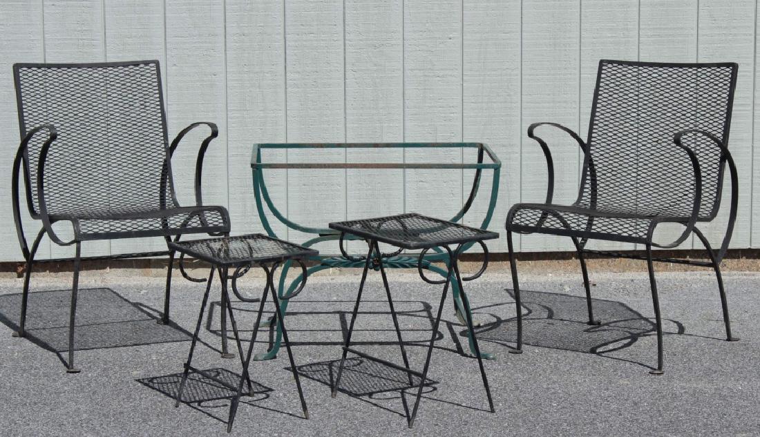 Grp. of Vintage Metal Outdoor Furniture (1 of 4)