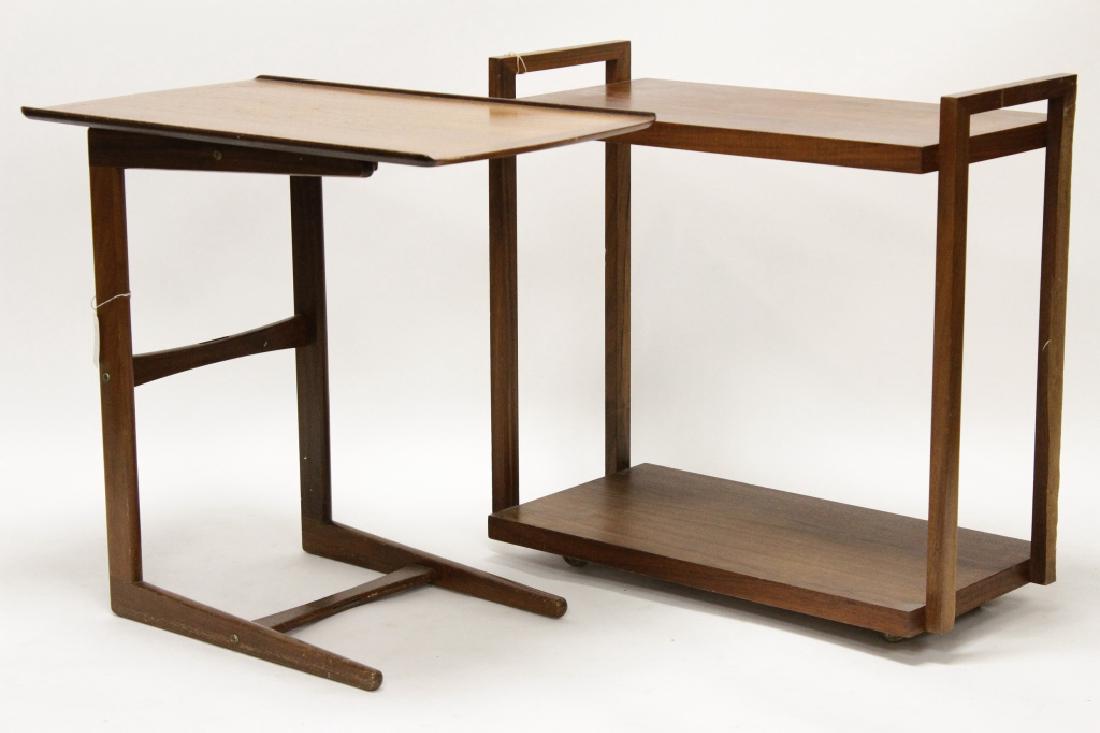 Two Midcentury Danish Tables, One on Casters (1 of 4)