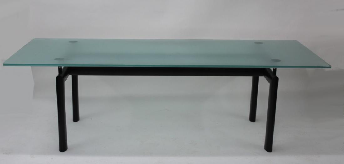 Le Corbusier LC6 Dining Table, Steel & Glass (1 of 5)