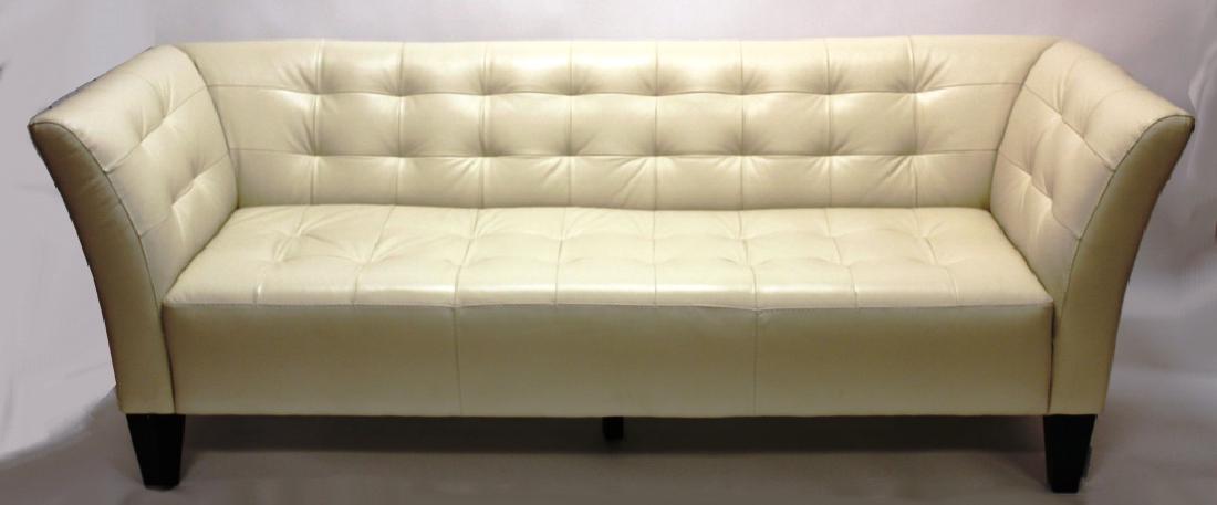 Chateau d-Ax Contemporary Leather Sofa (1 of 4)