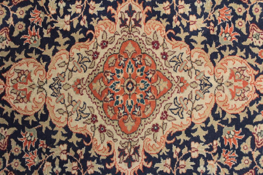Kayser Rug, Pole Medallion: Kayser Rug, Pole Medallion. Rust-red pole medallion, orange red outline to spandrels. (FJACO3702){WWT} Property Title: Property from the Estate of Fredric Jacobs Measurements:4' 1" x 5' 10"