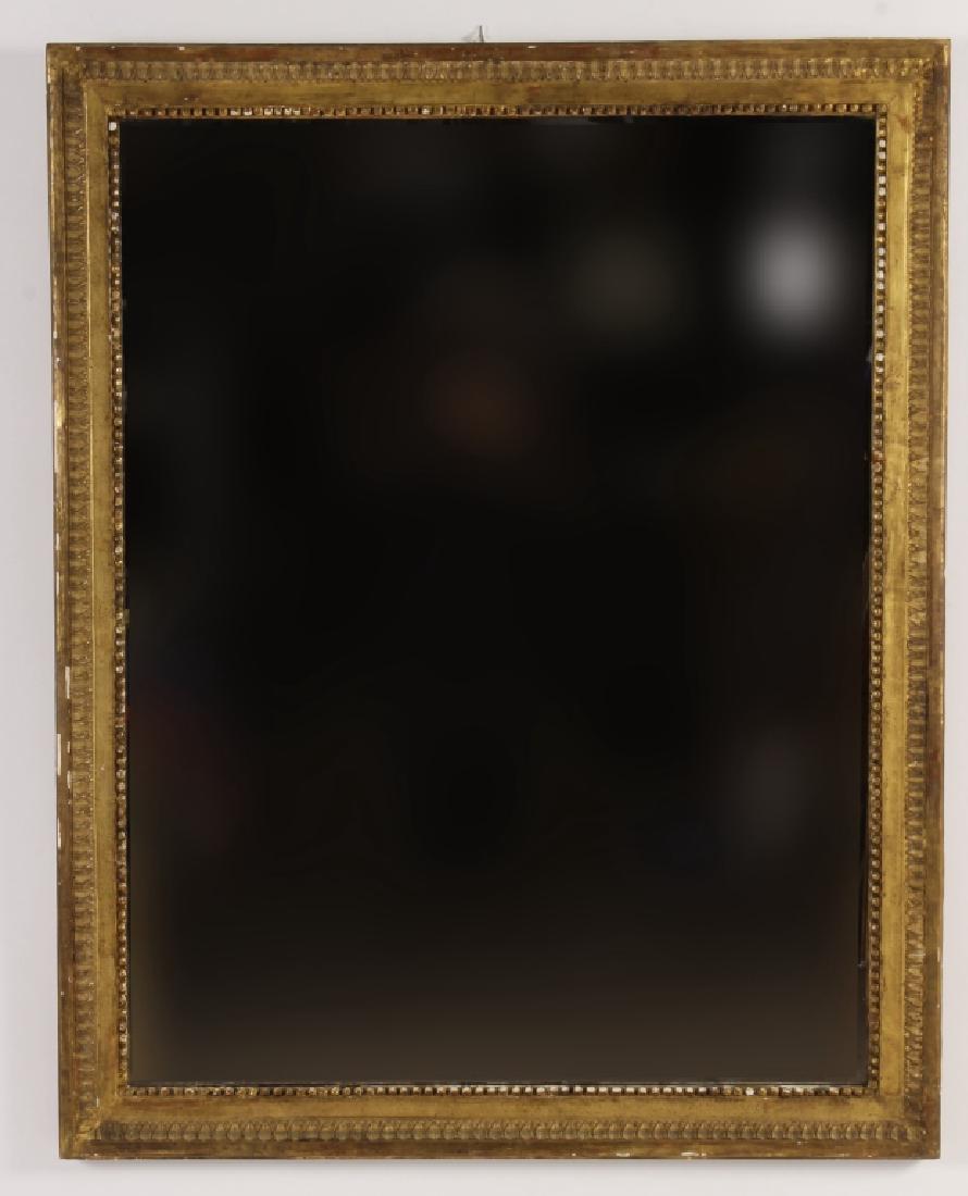 Carved and Gilt Wood Framed Mirror,19th C. (1 of 4)