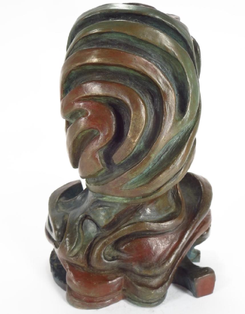 L B Halper, Bronze Bust, Manner Picasso/Brancusi (1 of 8)
