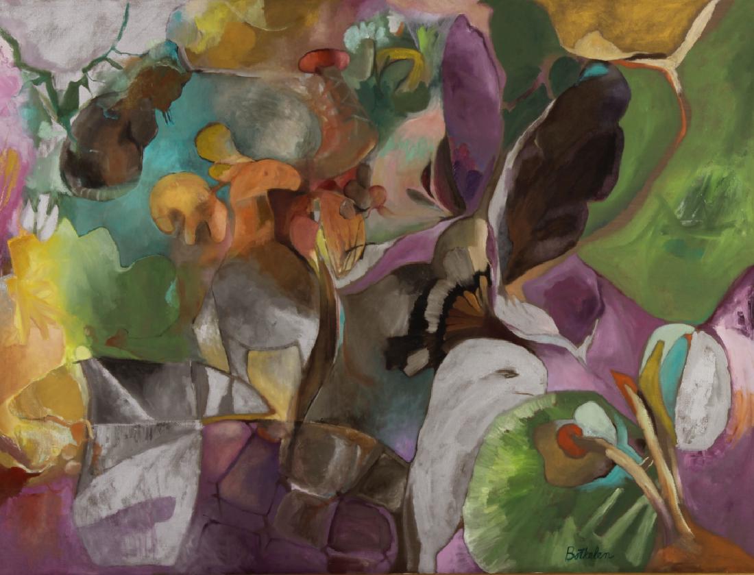 Arlene Botkelen Cohen Forest Dream O/C 20th C. (1 of 5)