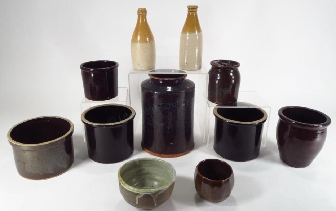 11 Pcs. of  Am. Ceramics, 2 Byron Temple Bowls (1 of 7)