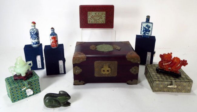 Group of Asian Items, Incl. Snuff Bottles, others (1 of 5)