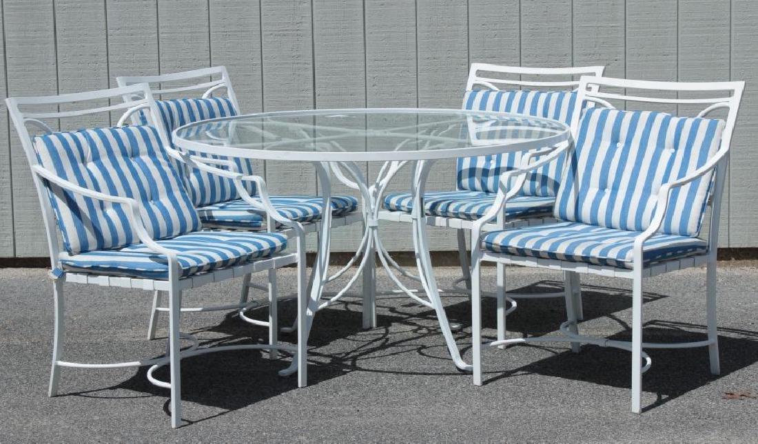 Set of 5 Brown Jordan Patio Table & Four Chairs (1 of 4)