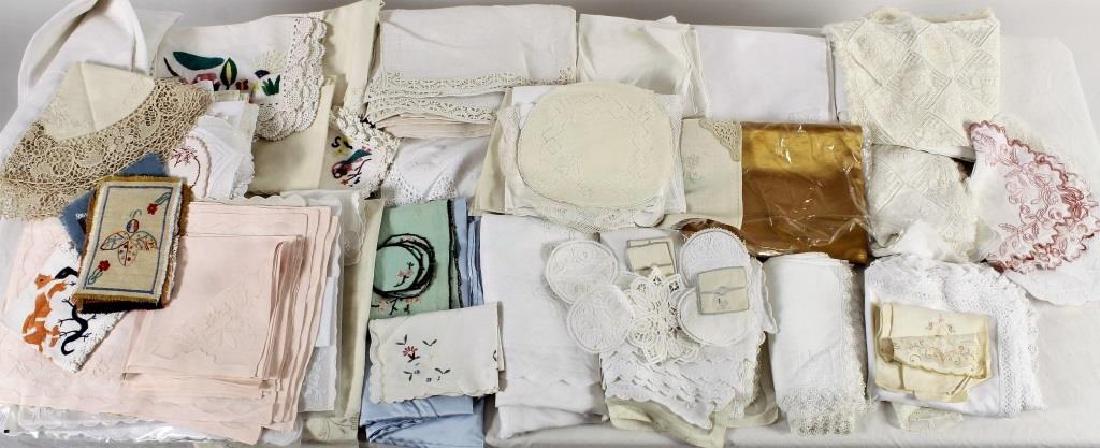 Large Lot of Vintage Table Linens (1 of 8)
