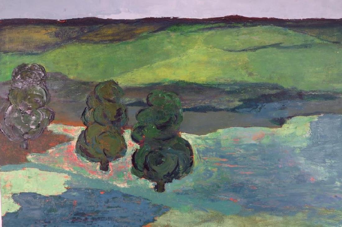 M. Reventlow, American,1915-2014, 2 Landscapes,O/C (1 of 6)