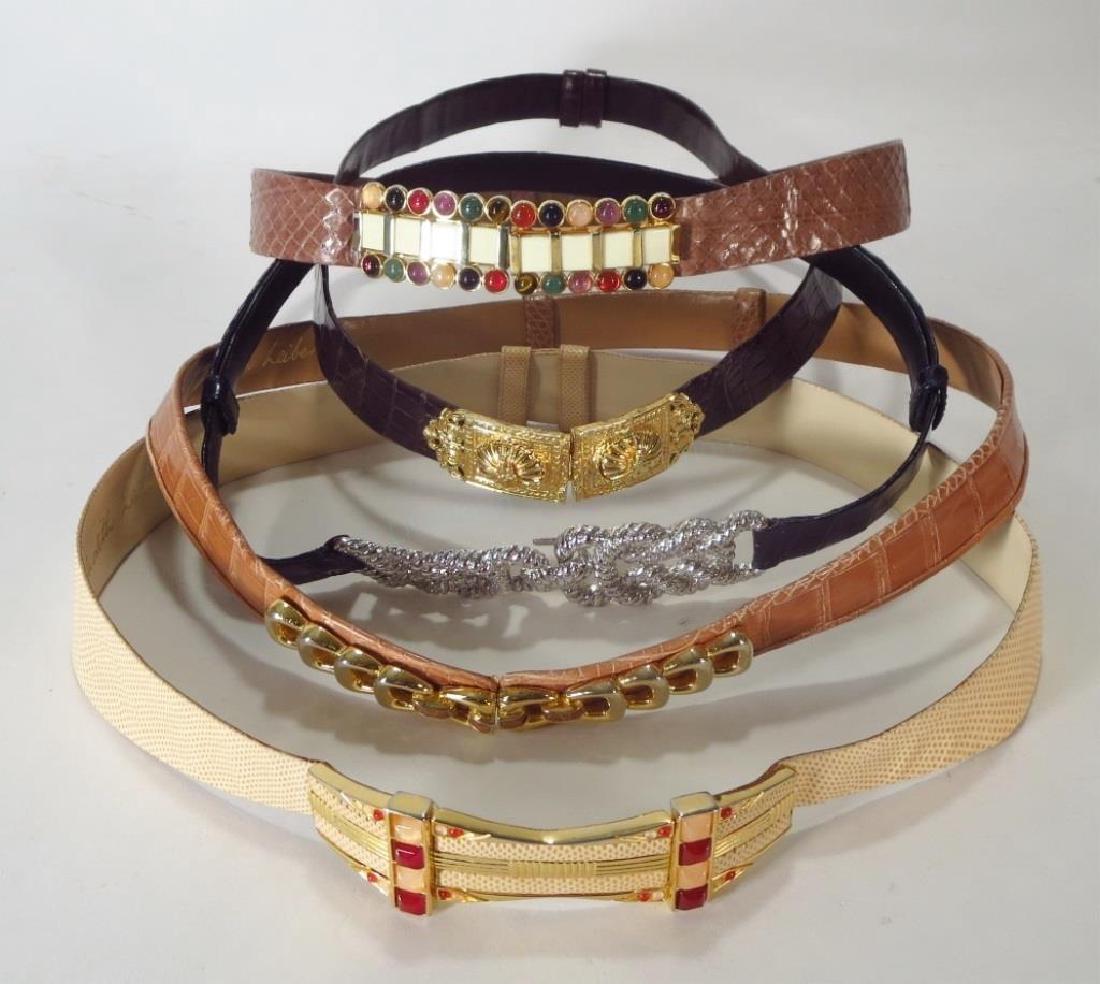 Judith Leiber Mixed Skin Belts (1 of 5)