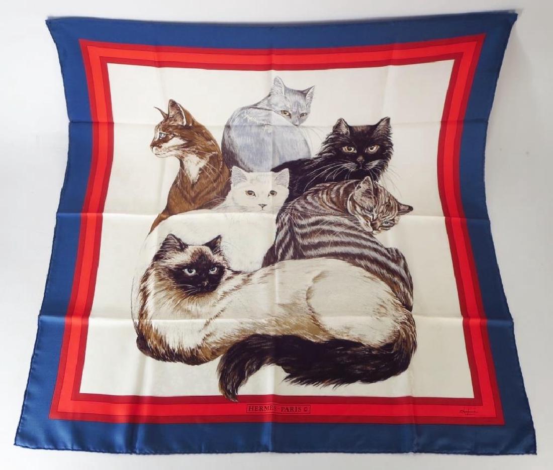Hermes Silk Scarf - Cats (1 of 5)
