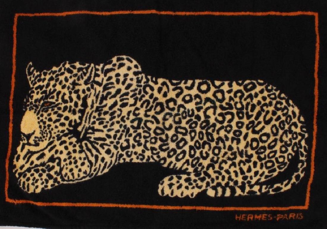 Hermes White Leopard Beach Towels (1 of 6)