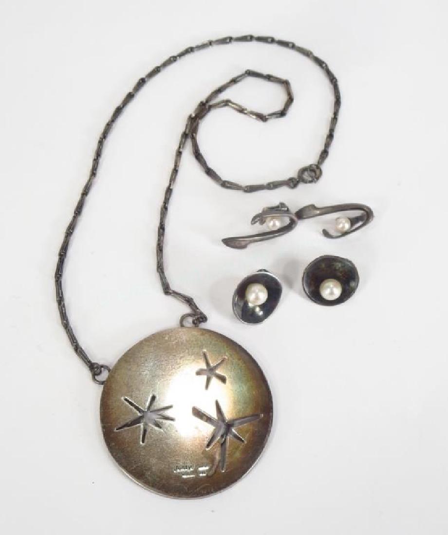 3 Pcs of Miye Matsukata Sterling Jewelry (1 of 4)