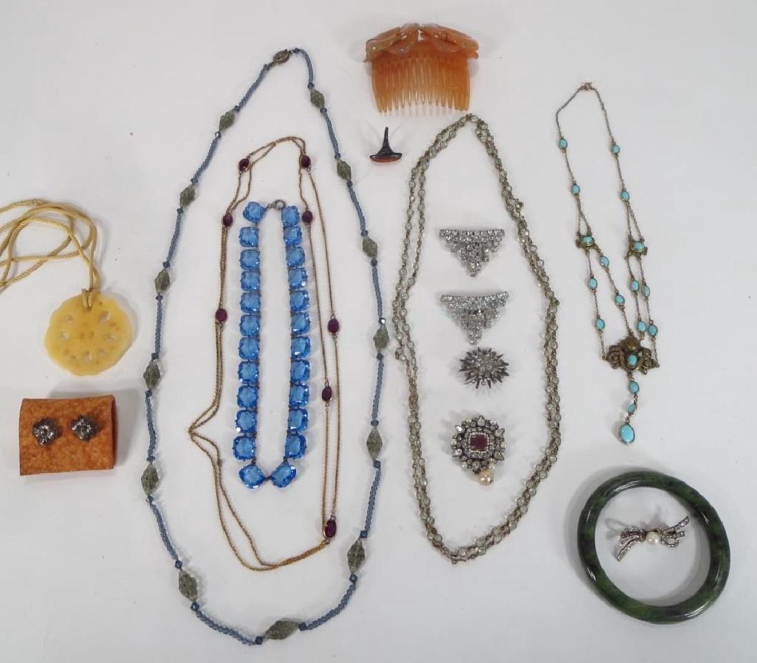 Jade Bangle & Costume Jewelry (1 of 4)