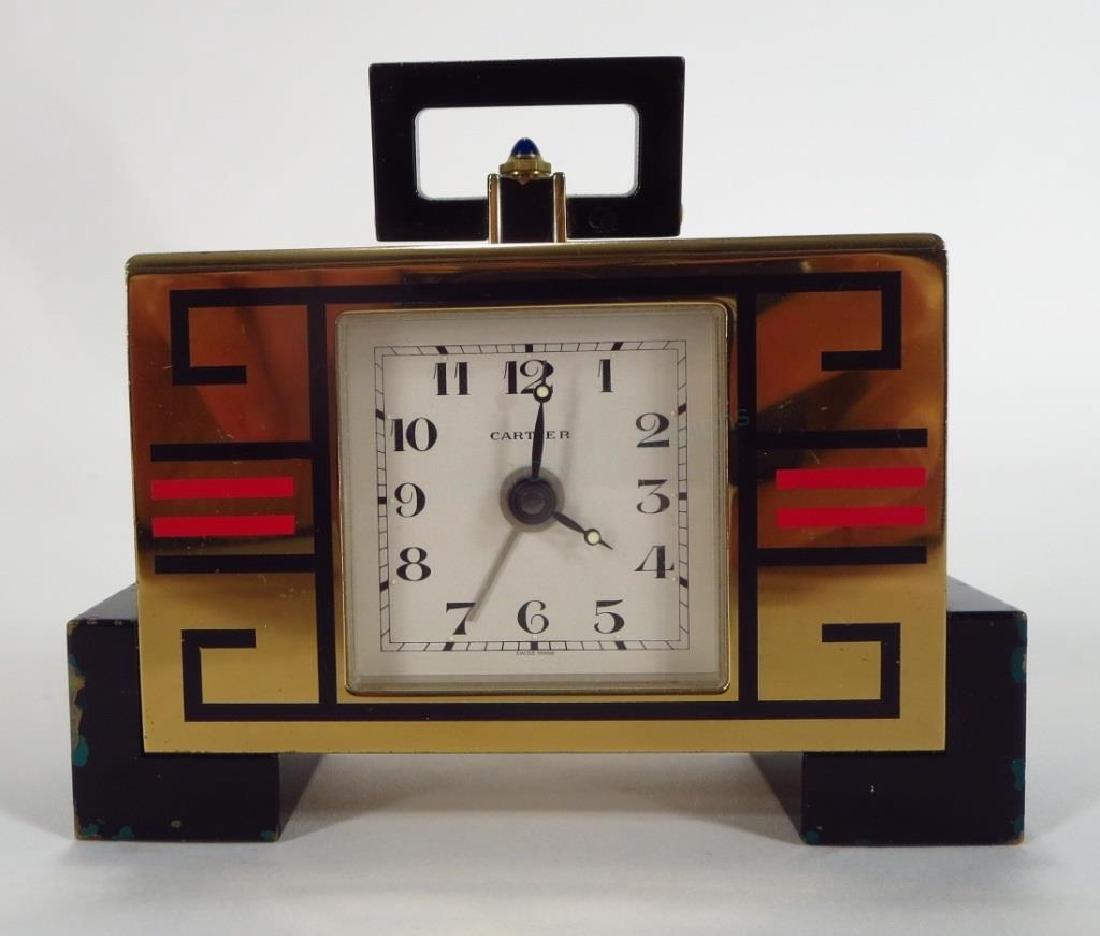 Cartier art deco style desk clock (1 of 5)
