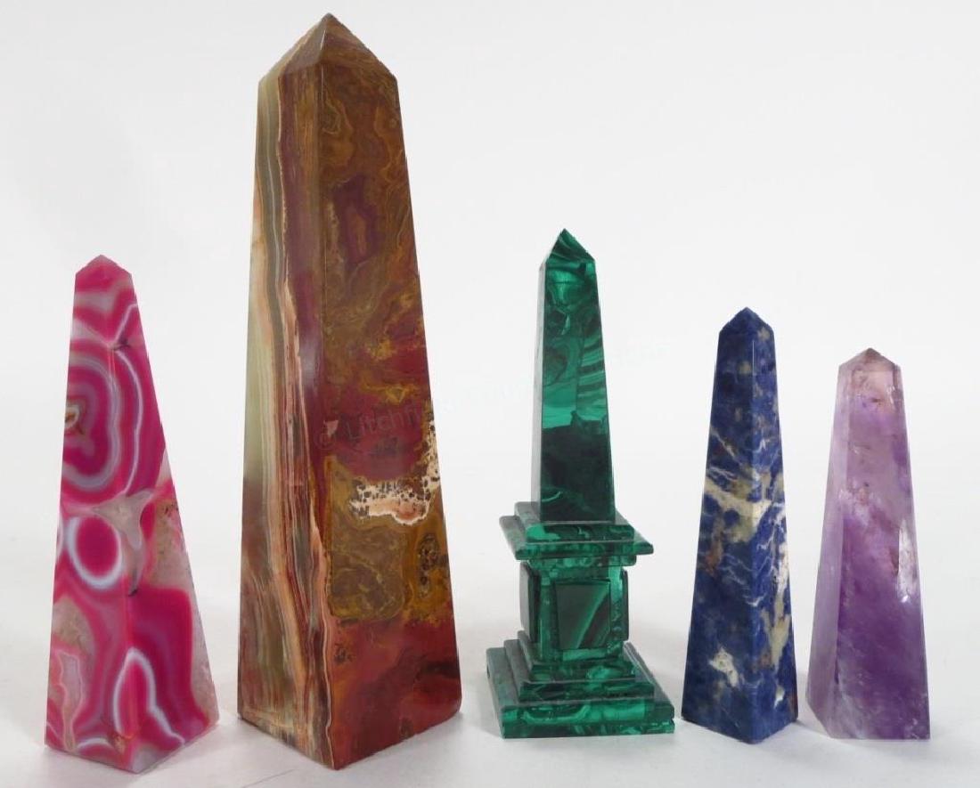 5 Hardstone Small Obelisks (1 of 5)