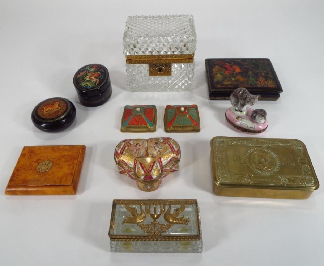 11 French, Russian + British Boxes & Bell Pushes (1 of 8)