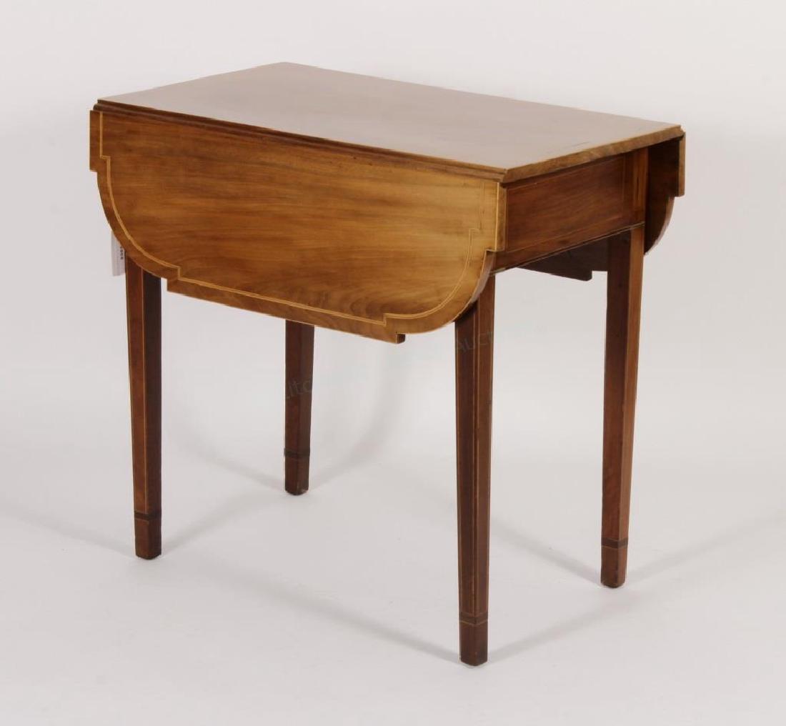 Federal Mahogany Inlaid Drop Leaf Table (1 of 6)
