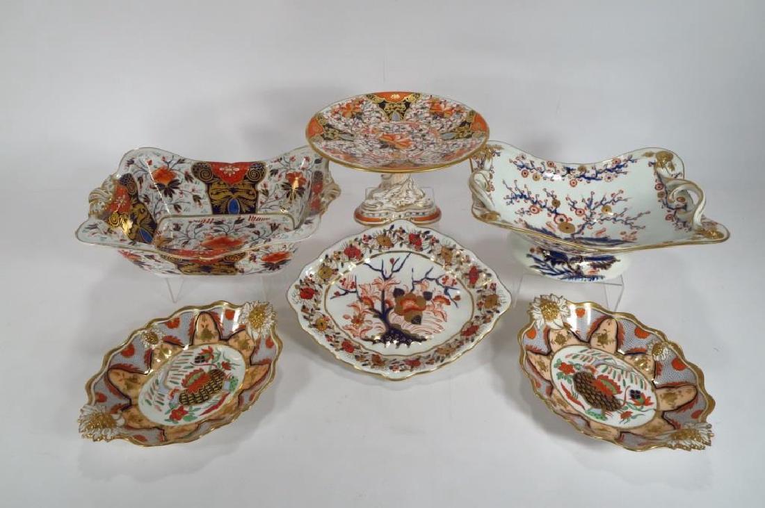 6 Imari Derby Serving Dishes. (1 of 6)