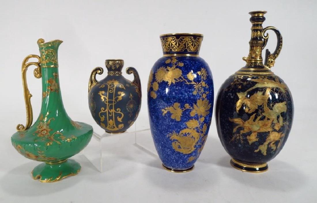 Four Royal Crown Derby Porcelain Vases & Ewers (1 of 6)