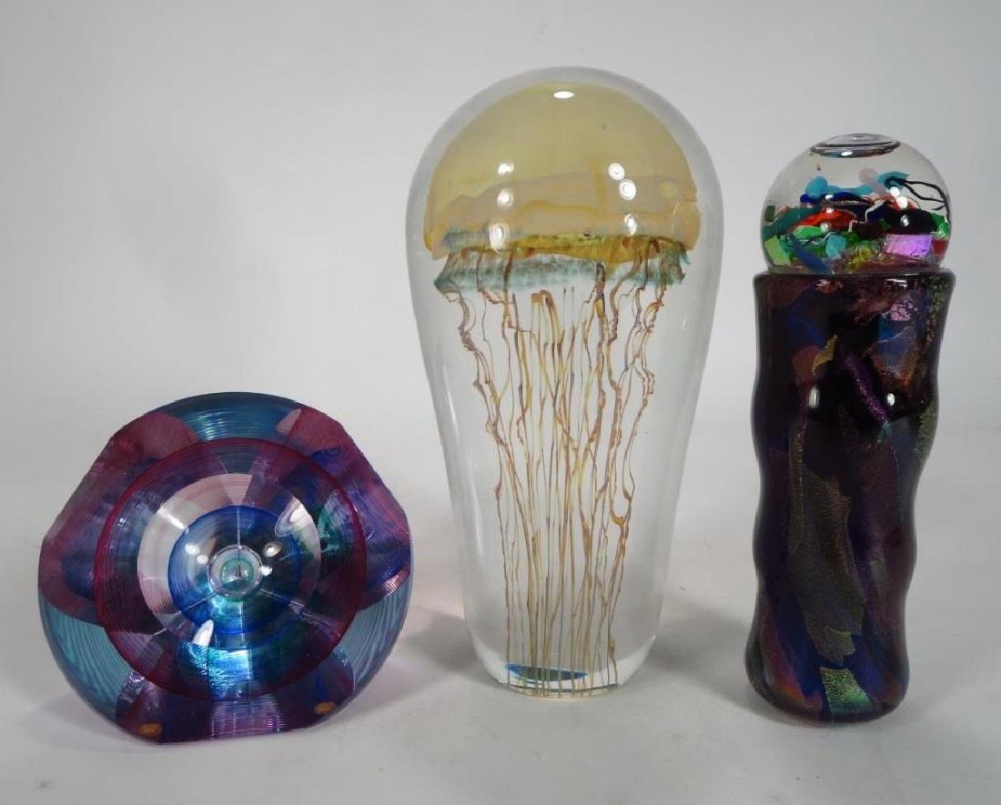 3 Contemporary Glass Sculptures, all signed (1 of 7)