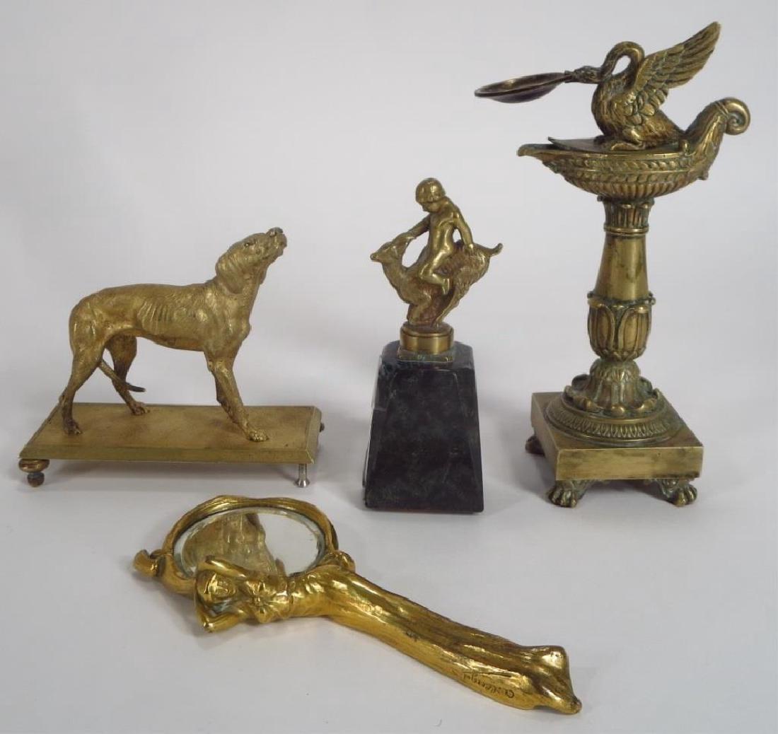 Alexandre Clerget 1856-1931 & Others Gilt Bronzes (1 of 5)