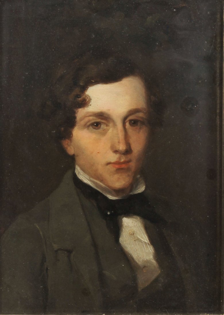 Portrait Bust of Young Man, Eng., 18th C. (1 of 5)