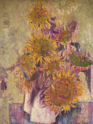 Leo Ritter Signed O C Still Life Of Sunflowers Aug 25 2017 Great Gatsby S Auction Gallery Inc In Ga