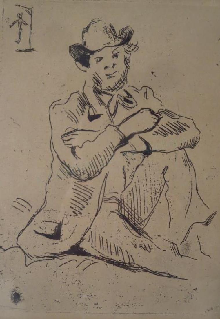 Paul Cezanne 1839-1906 Portrait Guillaume Etching (1 of 6)