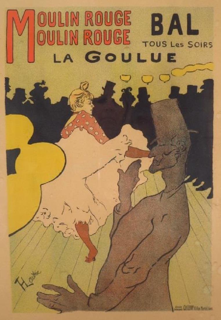 Toulouse-Lautrec Moulin Rouge Lithograph (1 of 8)