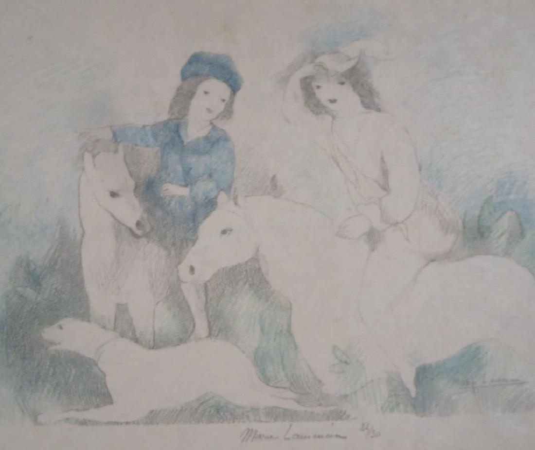 Marie Laurencin Figures on Horses Lithograph (1 of 7)