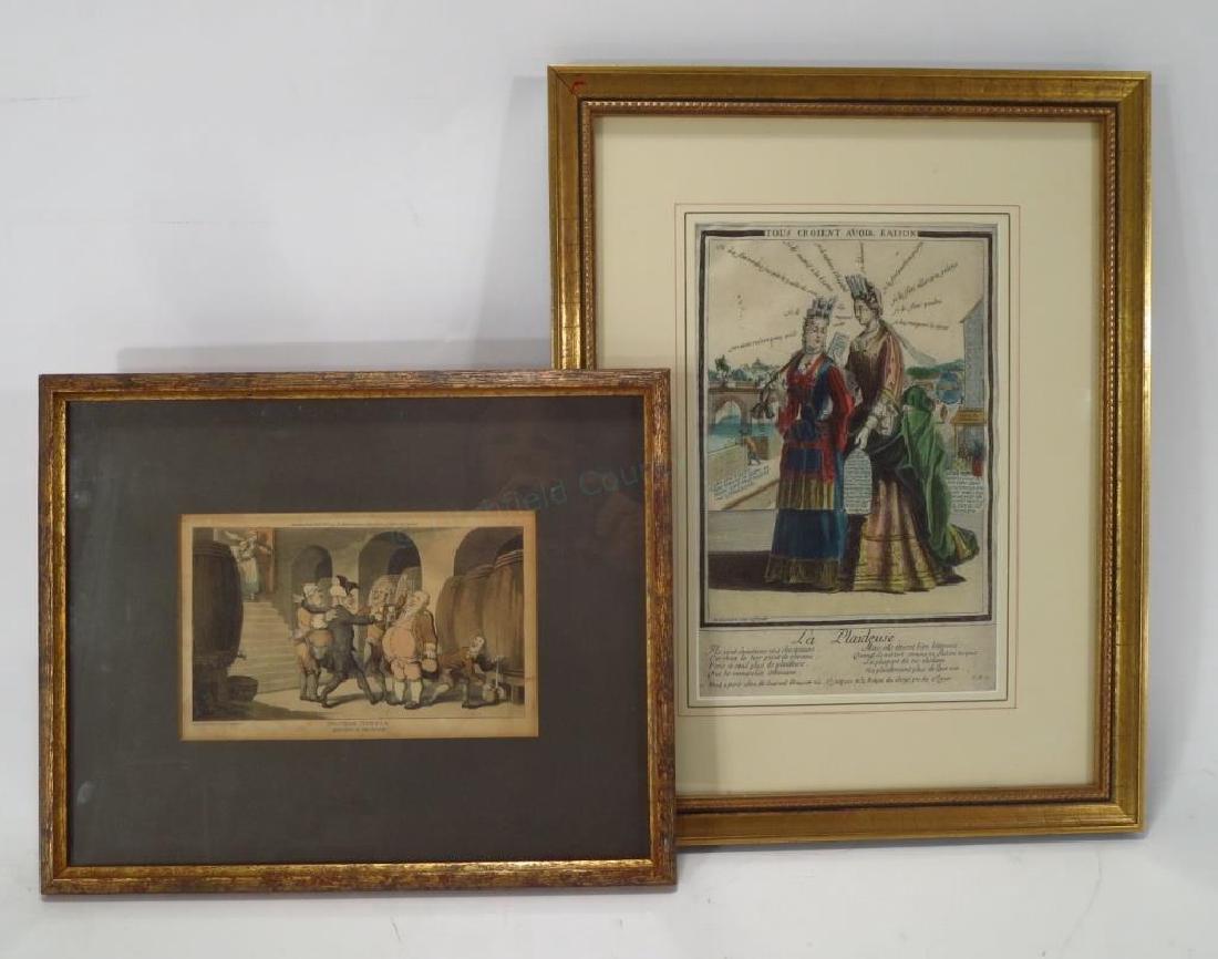 Satirical: Rowlandson, Cruikshank 17th-e. 19th (1 of 4)