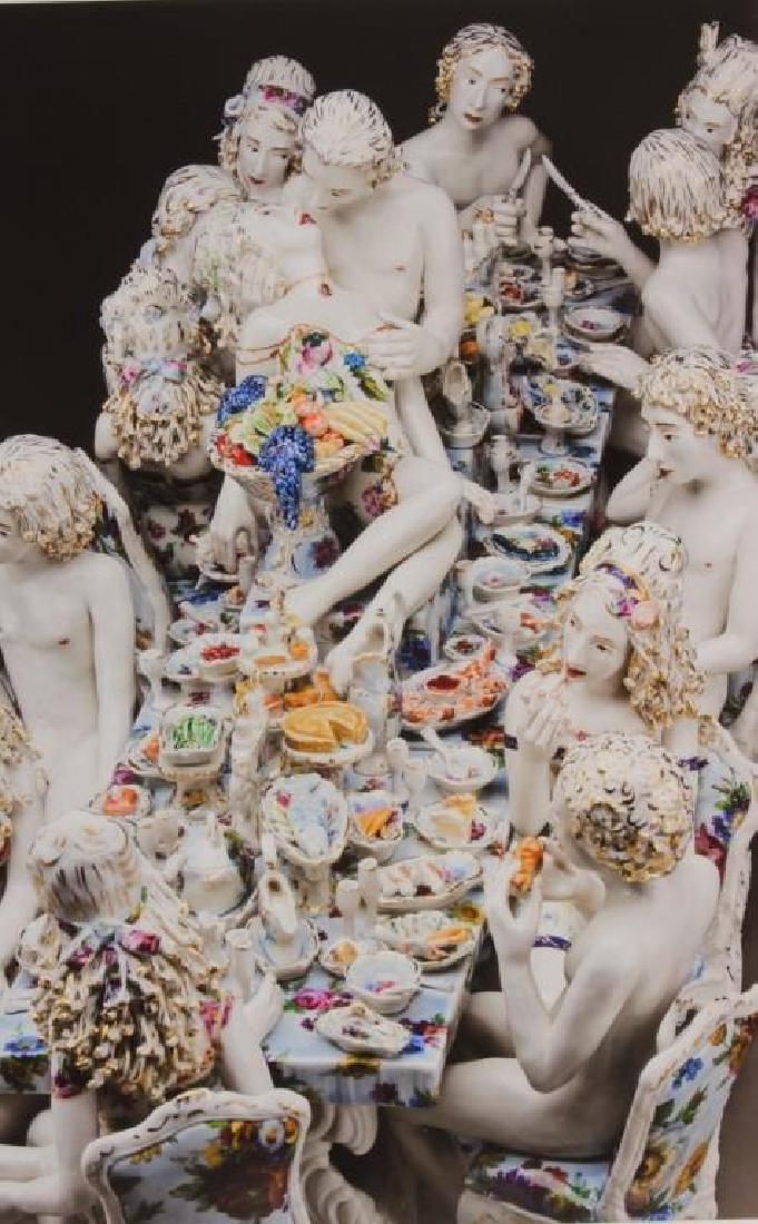 Antemann/Moholt, Am.Contemporary, Bacchanal, Photo: Chris Antemann, American, born 1970, with Kendrick Moholt, from the "Feast of Impropriety", a bacchanal, based on the artist's Meissen ceramics, photograph, not visibly signed, not examined out of fra