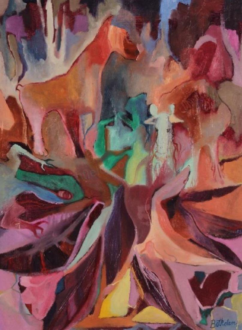 Arlene Botkelen Cohen "Amazing Grace" O/C, 20th C. (1 of 8)